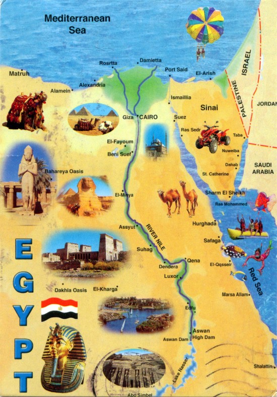egypt - map